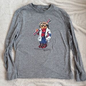 Polo by Ralph Lauren Gray Long Sleeve Shirt